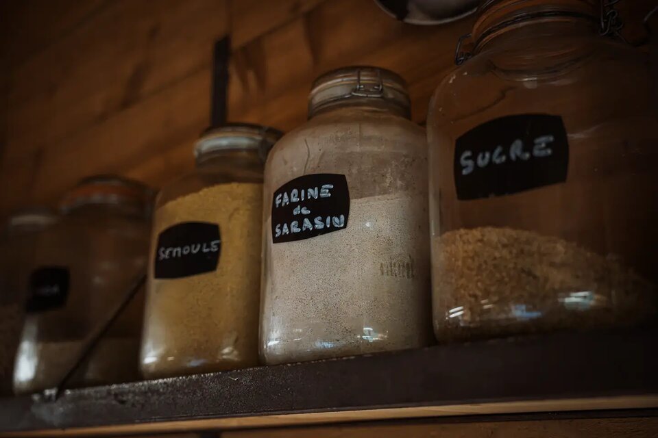 Les bocaux de la cuisine